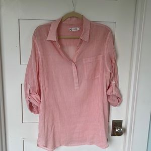Carve Designs Peach Sawyer Top